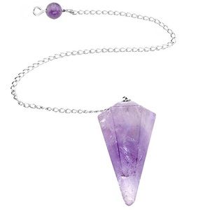 Natural Amethyst Pendulum